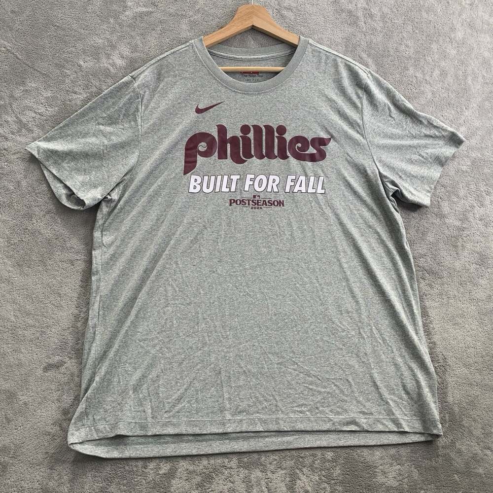Nike Shirt Men XL Philadelphia Phillies Team Issued Player Worn Baseball #4 Kemp